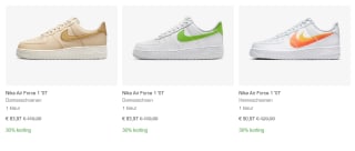 Diverse Nike Air Force 1 '07 vanaf €83,97 bij Nike