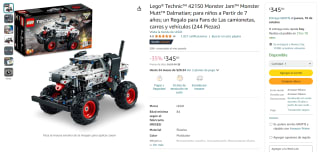 Lego Technic Monster Jam Monster Mutt Dalmatian por $345 en Amazon