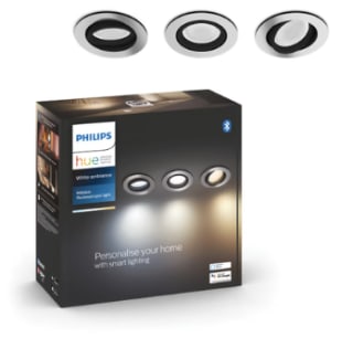 Philips Hue Milliskin inbouwspot White Ambiance 3-pack voor €59,99 bij Coolblue