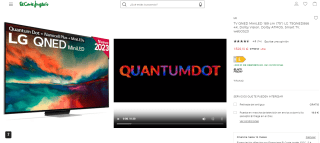 Smart TV QNED MiniLED 75" LG 75QNED866 4K por 1329.10€