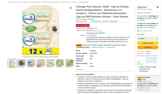 Caja Colhogar Pure Natural 12x80 de Faciales Suaves Biodegradables por 13,67€