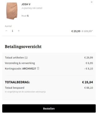 Kortingscode voor 27% extra korting bij Otrium