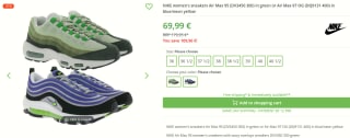 Sneakers Nike Air Max 97 OG voor €69,99 bij Outlet46
