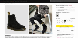 Botas Dr MARTENS BERMAN ante negro por solo 99€