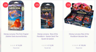 Spelhuis kortingscode voor 10 % extra korting op alle Disney Lorcana met tot 40% korting