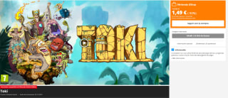 Videojuego para Nintendo Toki por 1,49€
