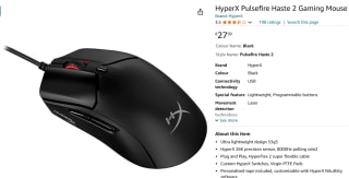 HYPERX Pulsefire Haste 2 - Gamingmuis voor €27,99 bij Amazon