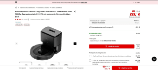 Robot aspirador - Cecotec Conga 8490 Ultimate Ultra Power Home por 191,25€