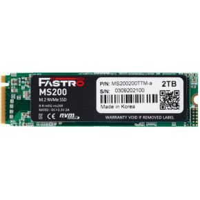 Fastro MS200 2TB M.2 SSD voor €115 bij Megekko