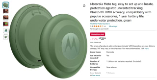 Motorola Moto Tag voor €30 bij Amazon ES