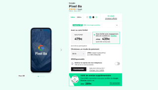 PIXEL 8a à 479€