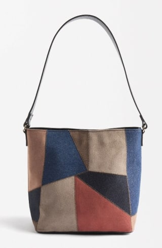 Bolso de hombro de Patchwork por 9,99€.