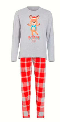 Herenpyjama met Kerstprint XL voor €3,25 bij kruidvat