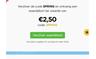 Social Deal kortingscode voor €2,50 korting