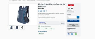 Fischer® Mochila con función de indicador por 20,99€
