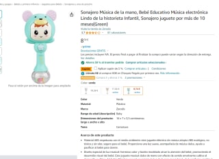 Sinajero con música manual por 4,15€