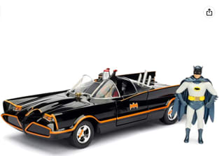 Batmóvil Coche Metal 1966 Classic Serie TV con Figura 1:24 coleccionismo por 23.2€