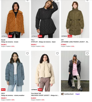 Oferta hasta 65% + 15% EXTRA descuento en abrigos en Zalando