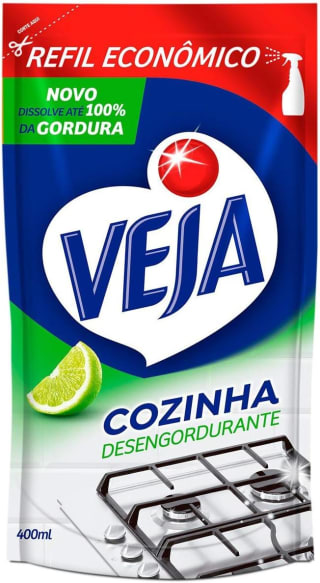 Desengordurante da Veja, aroma Limão com 2 uni de 400ml - R$ 16,72