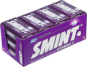 Smint Tin Frutos Rojos, Caramelo Comprimido Sin Azúcar - 12 unidades de 35 gr. (Total 420 gr.) por 15,48€