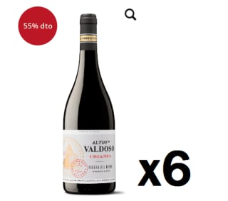 6 Botellas de Altos de Valdoso Crianza 2020 por 38€
