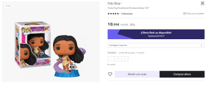 Funko Pop Disney Ultimate Princess Pocahontas por 8.24€