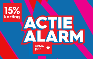 15% korting op bijna alles bij de Hema