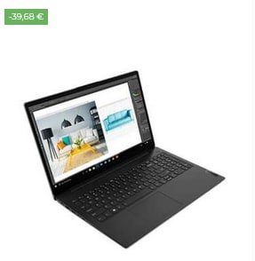 Portátil Lenovo V15 con I3-1115G4 8GB SSD 256GB 15.6 FHD FDOS por 335€