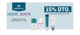 -15% en Contorno de ojos Endocare y Neoretin.