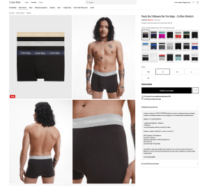 Pack de 3 bóxers Calvin Klein por solo 21€