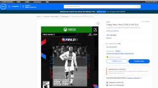 Videojuego Xbox One S FIFA 21 Edicion Nxt Lvl por $9.990