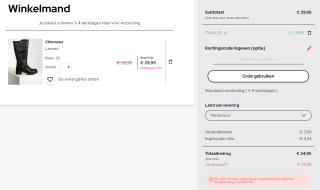 30% extra korting op de sale van Dress for less