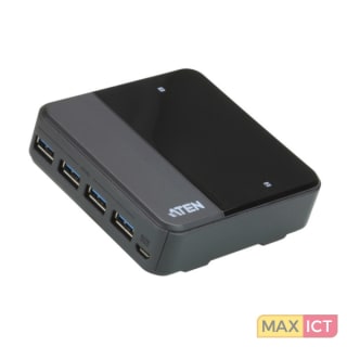 Aten 2 x 4 USB 3.2 Gen1 switch voor €33,92 bij Max ICT