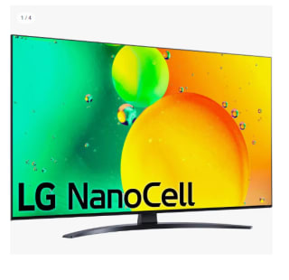 Televisor LG 43NANO766QA 43" LED NanoCell UltraHD 4K HDR10 Pro por 320.69€ (Cuenta Nueva 308.69€)