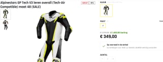 Alpinestars GP Tech V3 1-Delig Motorpak voor €349 bij TenKate Shop