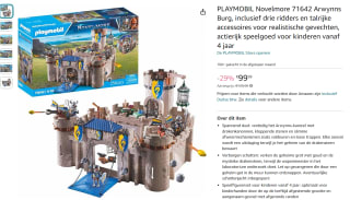 PLAYMOBIL Novelmore - Arwynns kasteel voor €106,94 bij Amazon