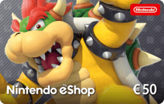 €50 Nintendo eShop tegoed kaart voor €40 dmv code bij Startselect