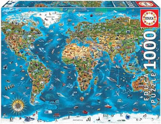 Educa Puzzle 1000 Piezas Maravillas del Mundo por 8,99€