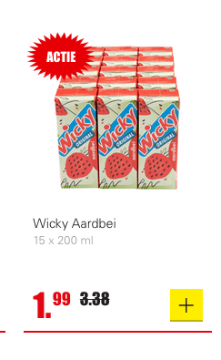 Wickyleaks presents: Wicky 15 pack voor maar €1,99 bij de Dirk