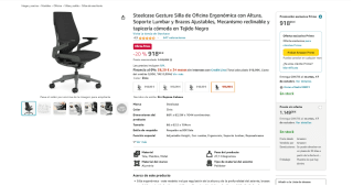 Steelcase Gesture Silla de Oficina por 918,99€