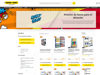 Rebajas en equipamiento para almacenes en Kaiser+Kraft