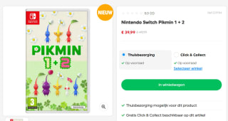 Pikmin 1 + 2 voor €39,99 bij Smyths Toys