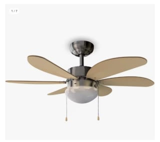 Ventilador de Techo con Luz Aspas Reversibles 50W Cecotec EnergySilence Aero 350 por 40.71€