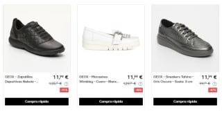 Calzado GEOX desde tan solo 4,99€ perfecto para la vuelta al Cole aprovechar