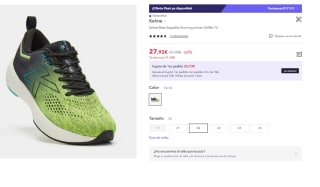 Zapatillas Running para Hombre Kelme Beat por 27,92€ (Cuenta Nueva 17.92€)