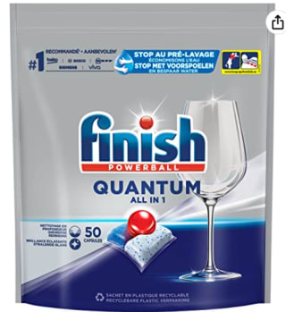 Finish quantum vaatwastabletten 50 stuks voor €7,99 bij Amazon.nl