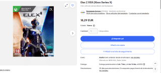 Juego Elex 2 XSX (Xbox Series X) por 18,29€