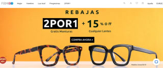 Montura Gratis + 20% Descuento en lentes Firmoo