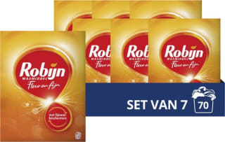 Robijn Specials waspoeder Fleur & Fijn - 7 x 10 wasbeurten - 70 wasbeurten voor €11,54 bij Bol
