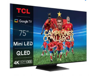 TCL 75C805 TV MiniLED 75" , 4K UHD, Dolby Vision IQ, Smart TV, HDR10+ por 899€